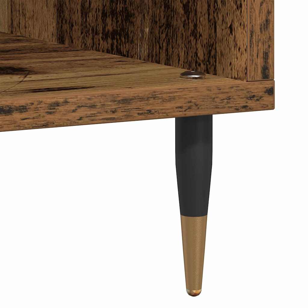 Pladeskab Gammelt træ 85 x 38 x 89 cm Konstrueret træ