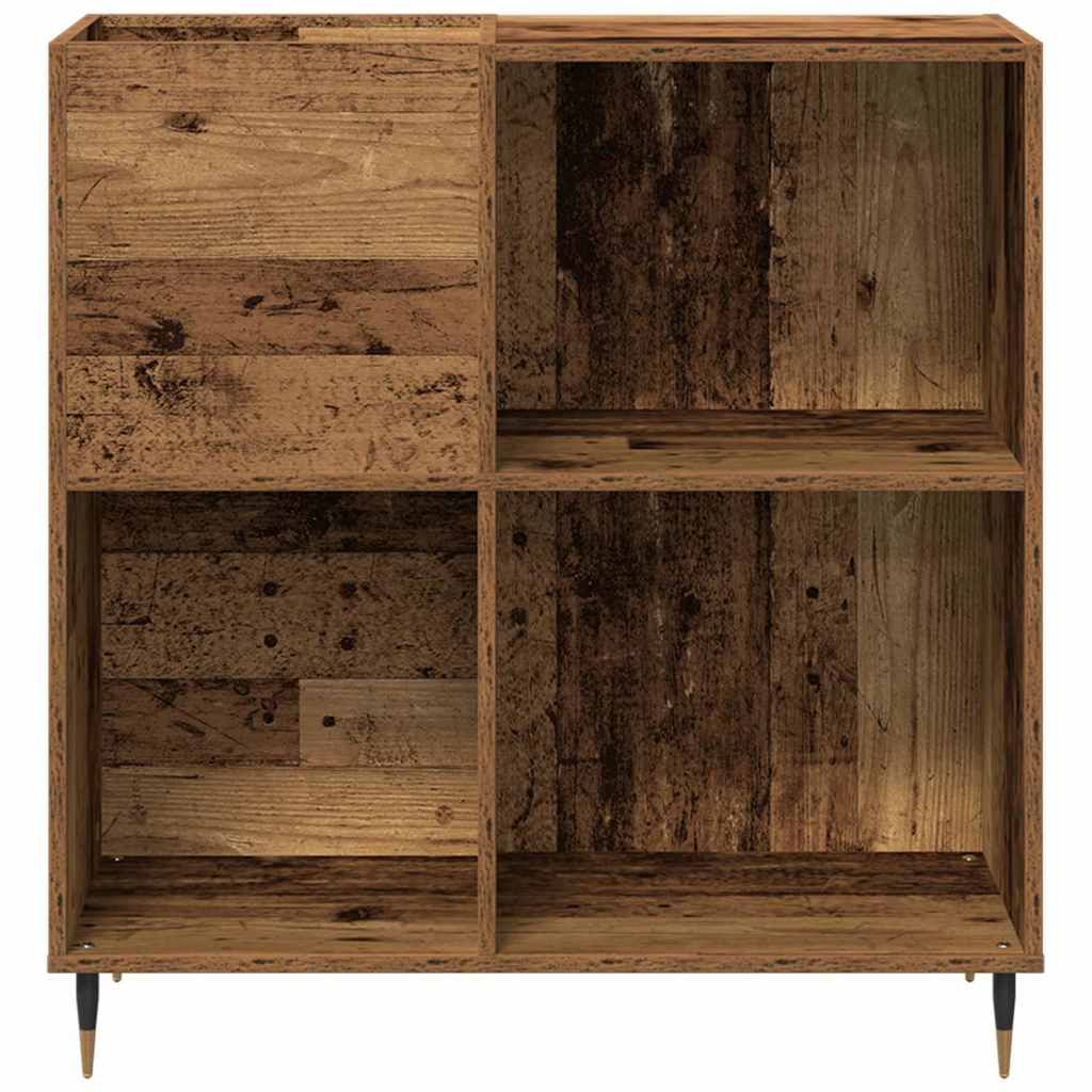 Pladeskab Gammelt træ 85 x 38 x 89 cm Konstrueret træ