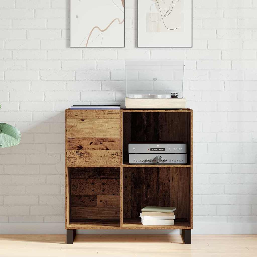 Pladeskab Gammelt træ 84,5 x 38 x 89 cm Konstrueret træ
