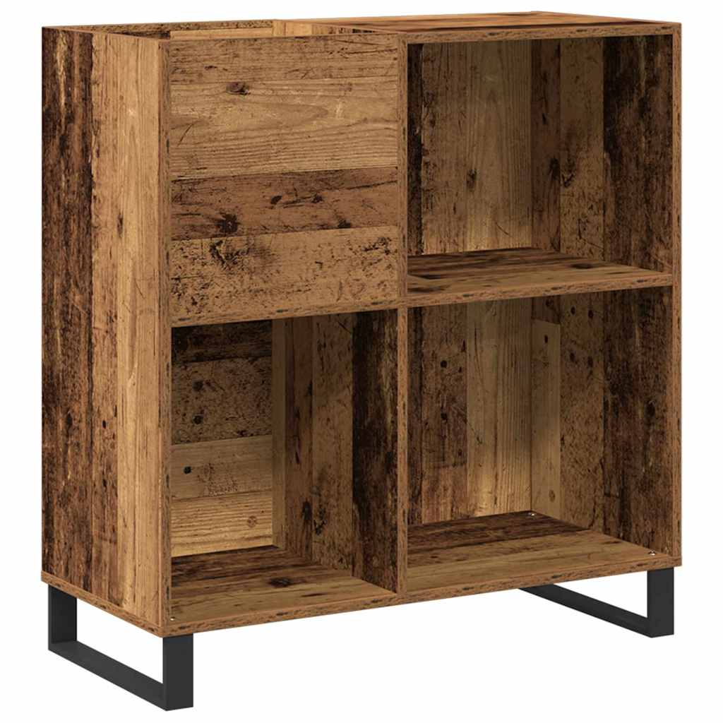 Pladeskab Gammelt træ 84,5 x 38 x 89 cm Konstrueret træ