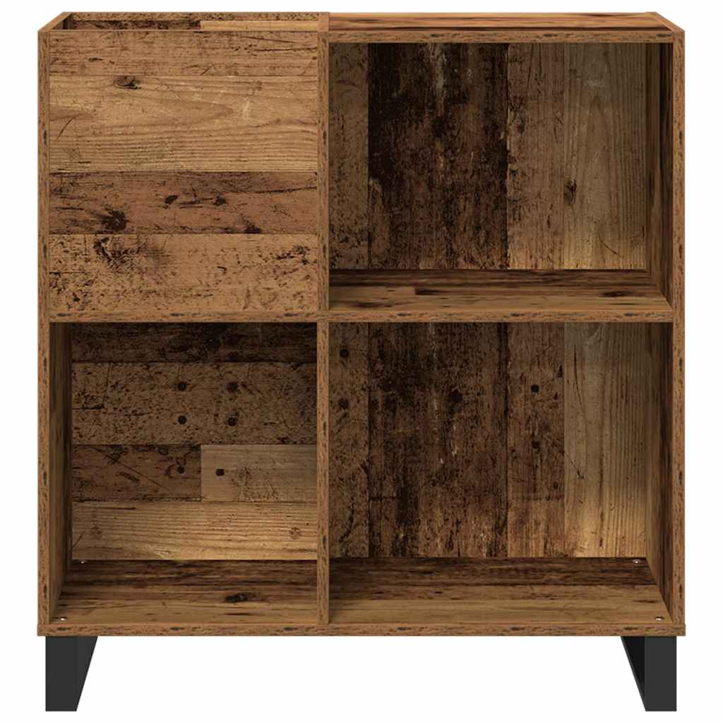 Pladeskab Gammelt træ 84,5 x 38 x 89 cm Konstrueret træ