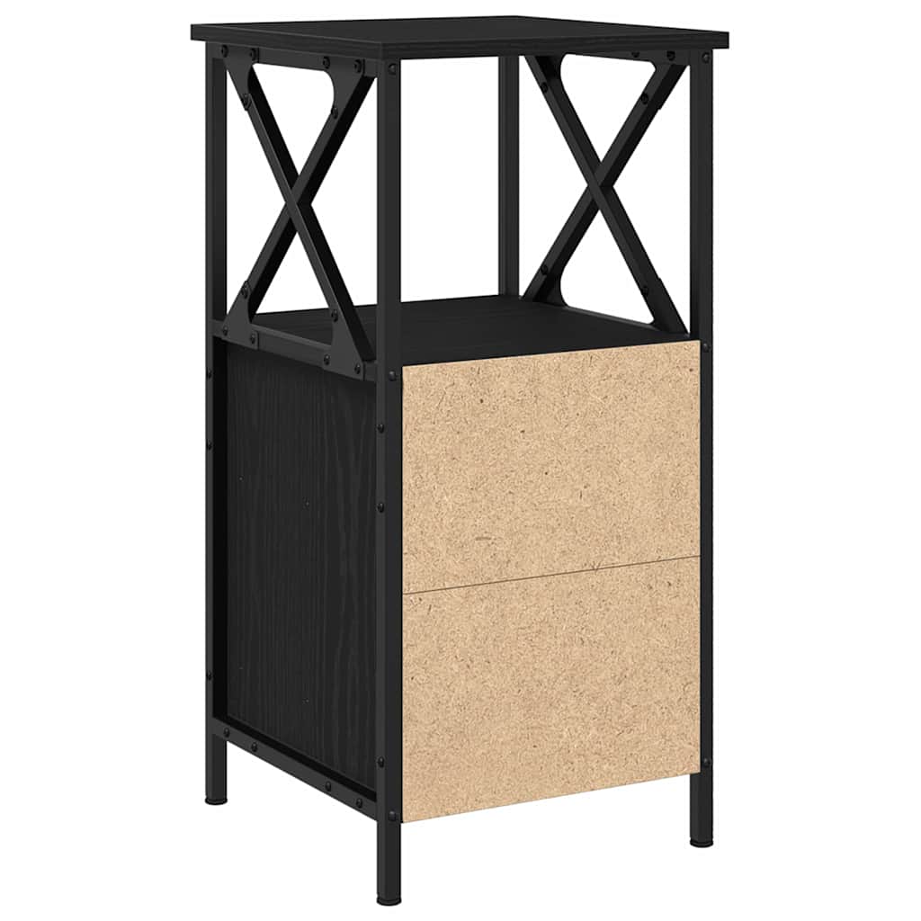 Natskab Sort eg 34 x 35,5 x 70 cm Konstrueret træ