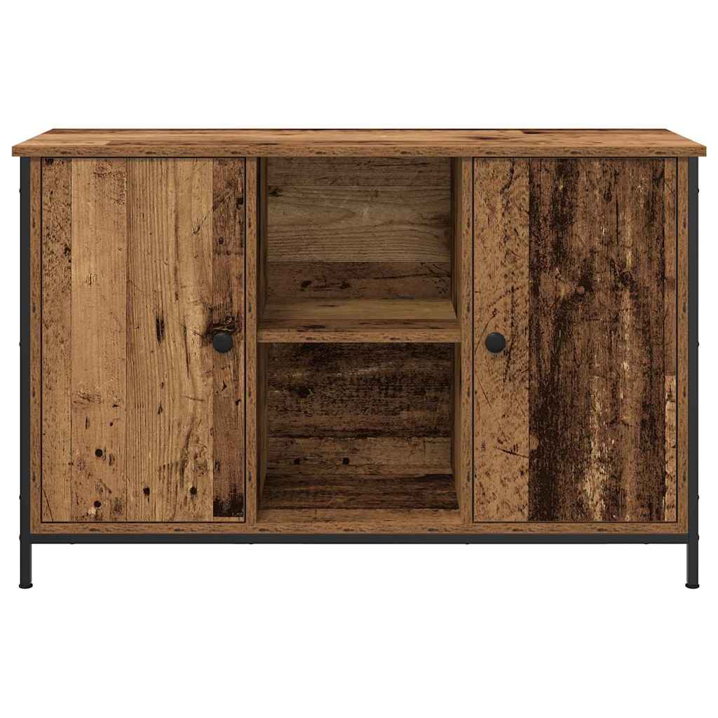 TV-møbelsæt 101 x 35 x 65 cm Gammelt træ Konstrueret træ