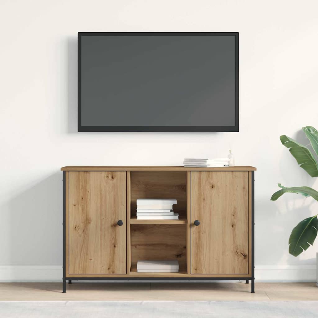 TV-møbelsæt 101 x 35 x 65 cm Artisan Egetræ Konstrueret træ