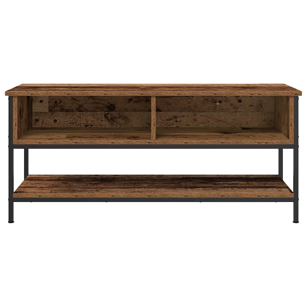 TV-møbelsæt 100 x 35 x 45 cm Gammelt træ Konstrueret træ
