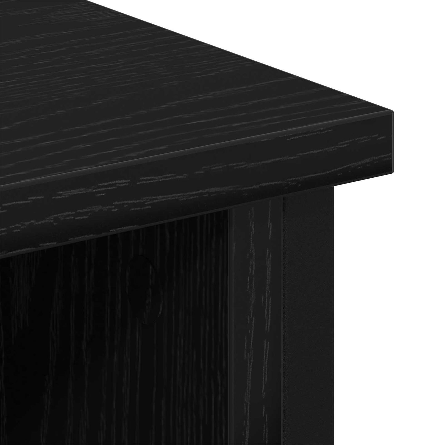 TV-møbelsæt 100 x 35 x 45 cm Sort eg Konstrueret træ