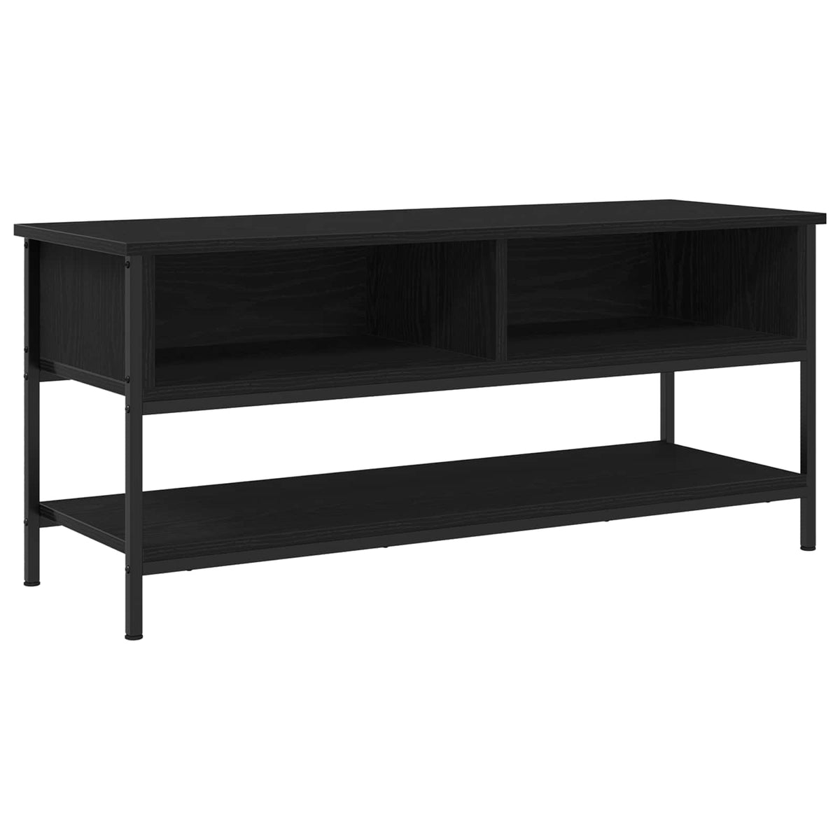 TV-møbelsæt 100 x 35 x 45 cm Sort eg Konstrueret træ