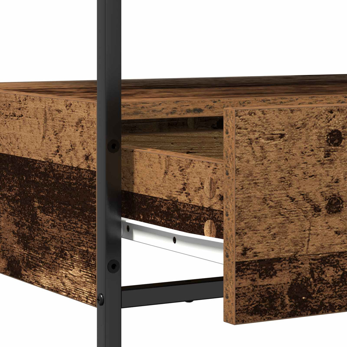 Konsolbord Gammelt træ 75 x 40 x 75 cm Konstrueret træ