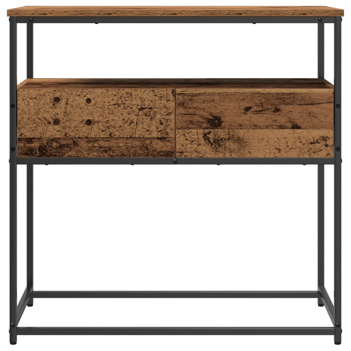 Konsolbord Gammelt træ 75 x 40 x 75 cm Konstrueret træ