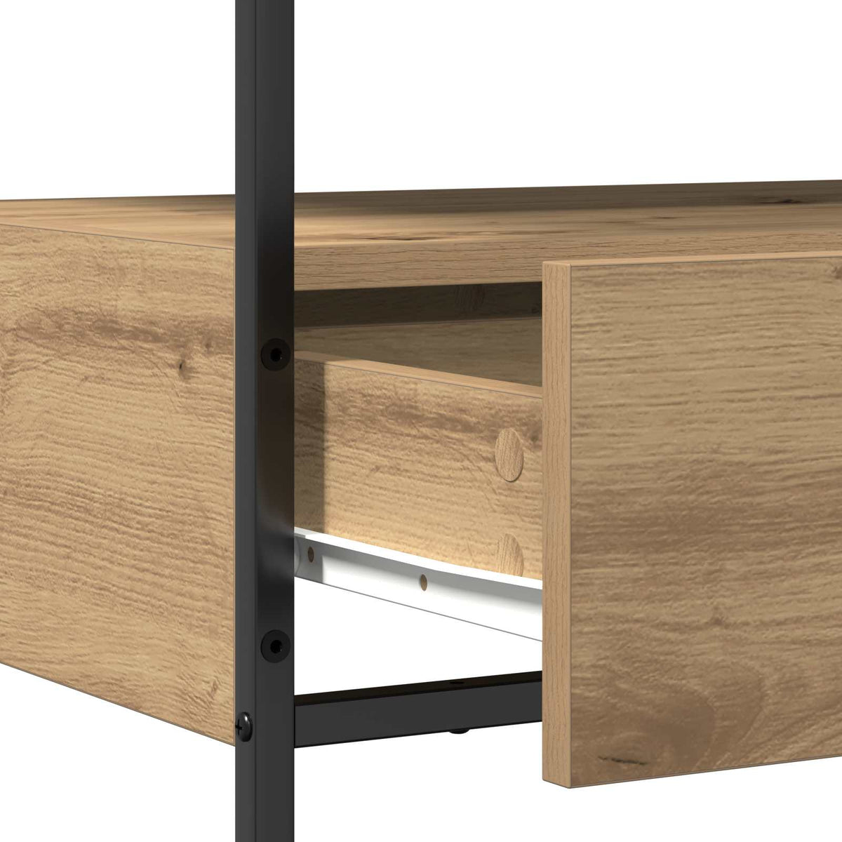 Konsolbord Artisan Egetræ 75 x 40 x 75 cm Konstrueret træ