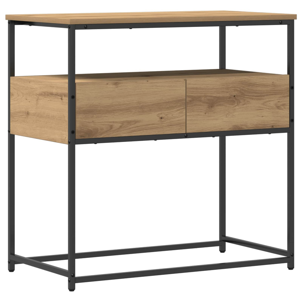Konsolbord Artisan Egetræ 75 x 40 x 75 cm Konstrueret træ