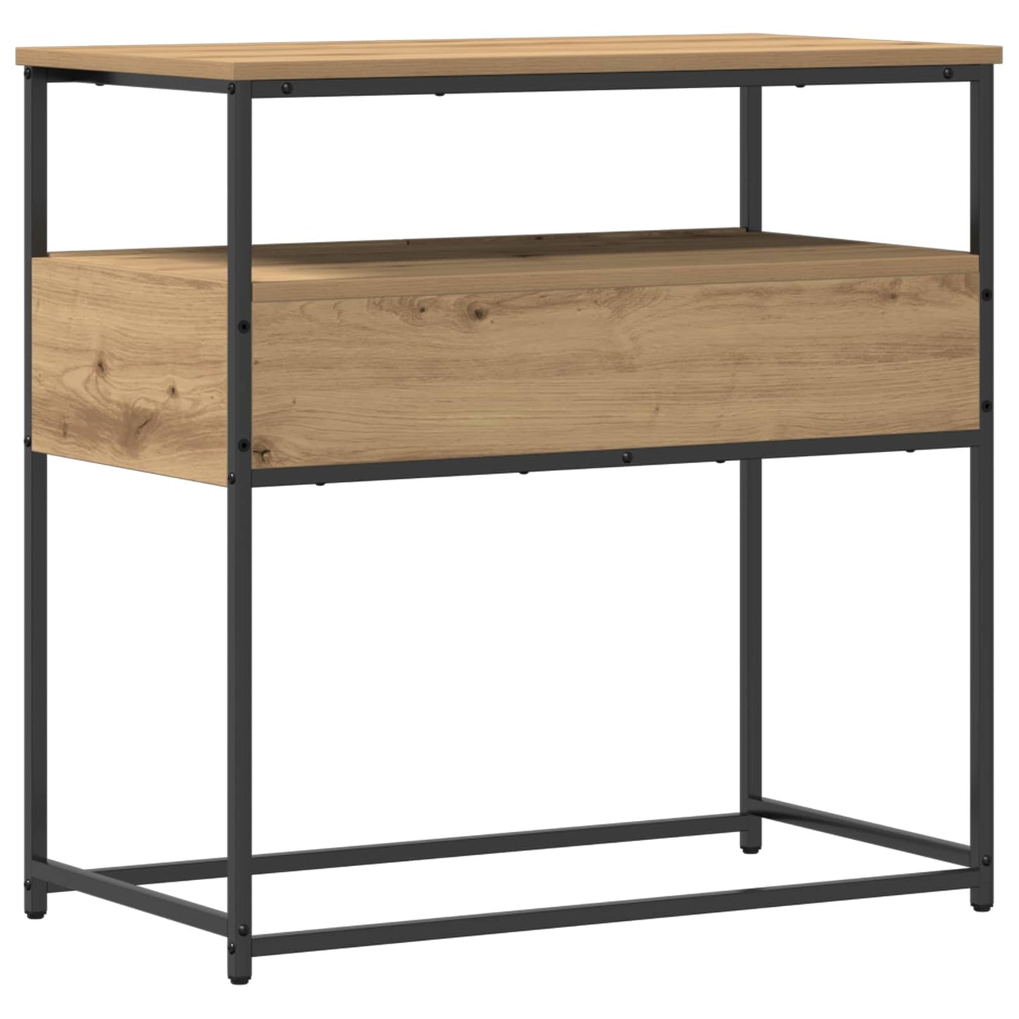 Konsolbord Artisan Egetræ 75 x 40 x 75 cm Konstrueret træ