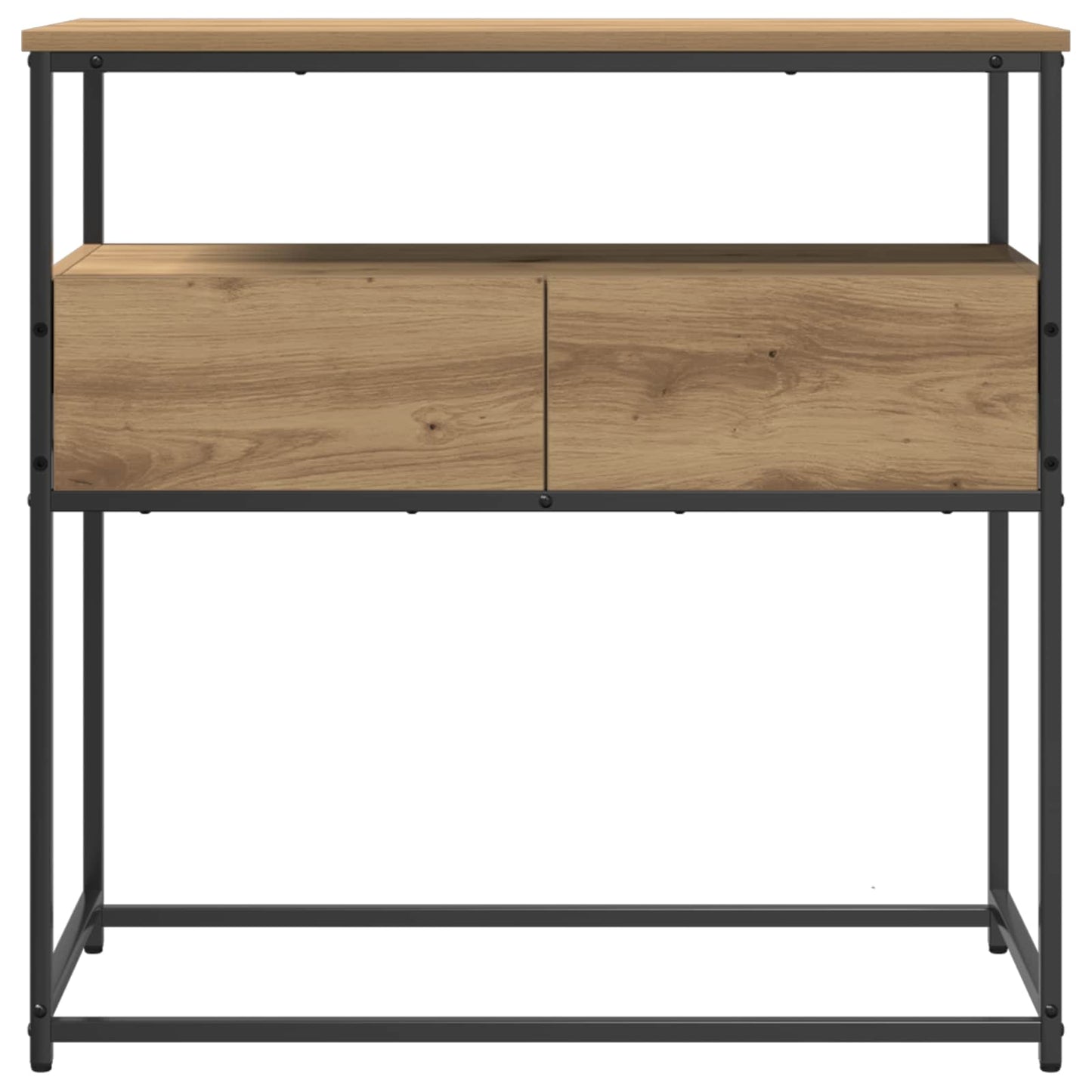 Konsolbord Artisan Egetræ 75 x 40 x 75 cm Konstrueret træ