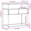 Konsolbord Artisan Egetræ 75 x 40 x 75 cm Konstrueret træ