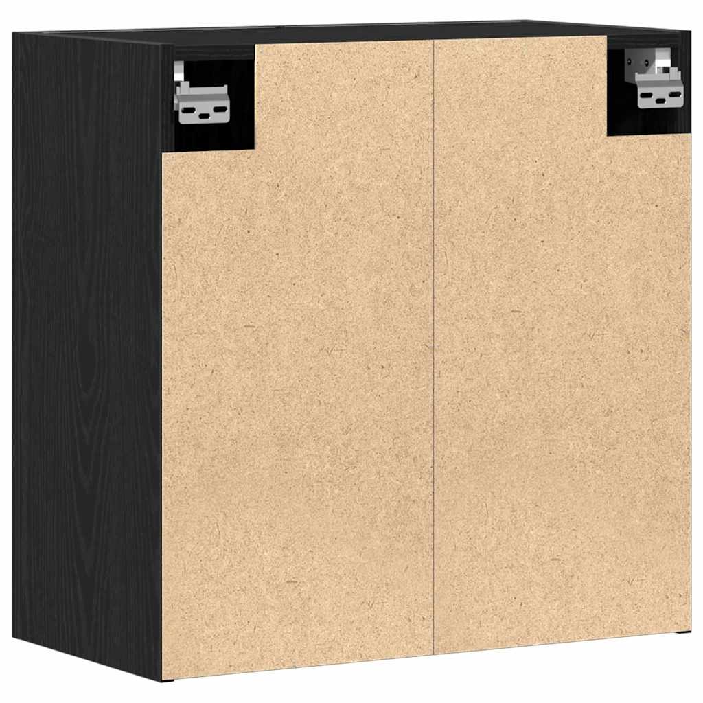 Væghængt skab 60 x 31 x 70 cm Konstrueret træ Sort eg