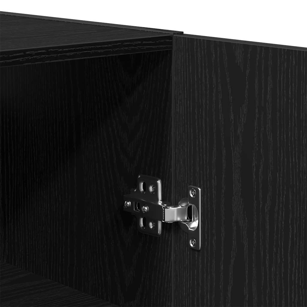 Væghængt skab 60 x 31 x 60 cm Konstrueret træ Sort eg