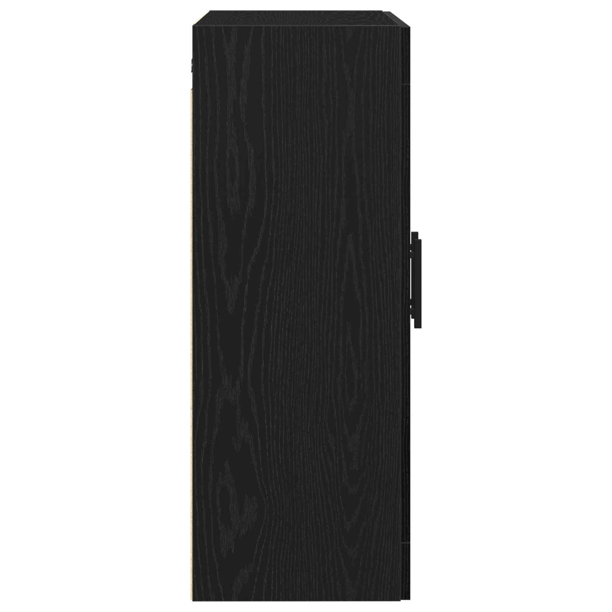 Væghængt skab Sort eg 69,5 x 34 x 90 cm Konstrueret træ