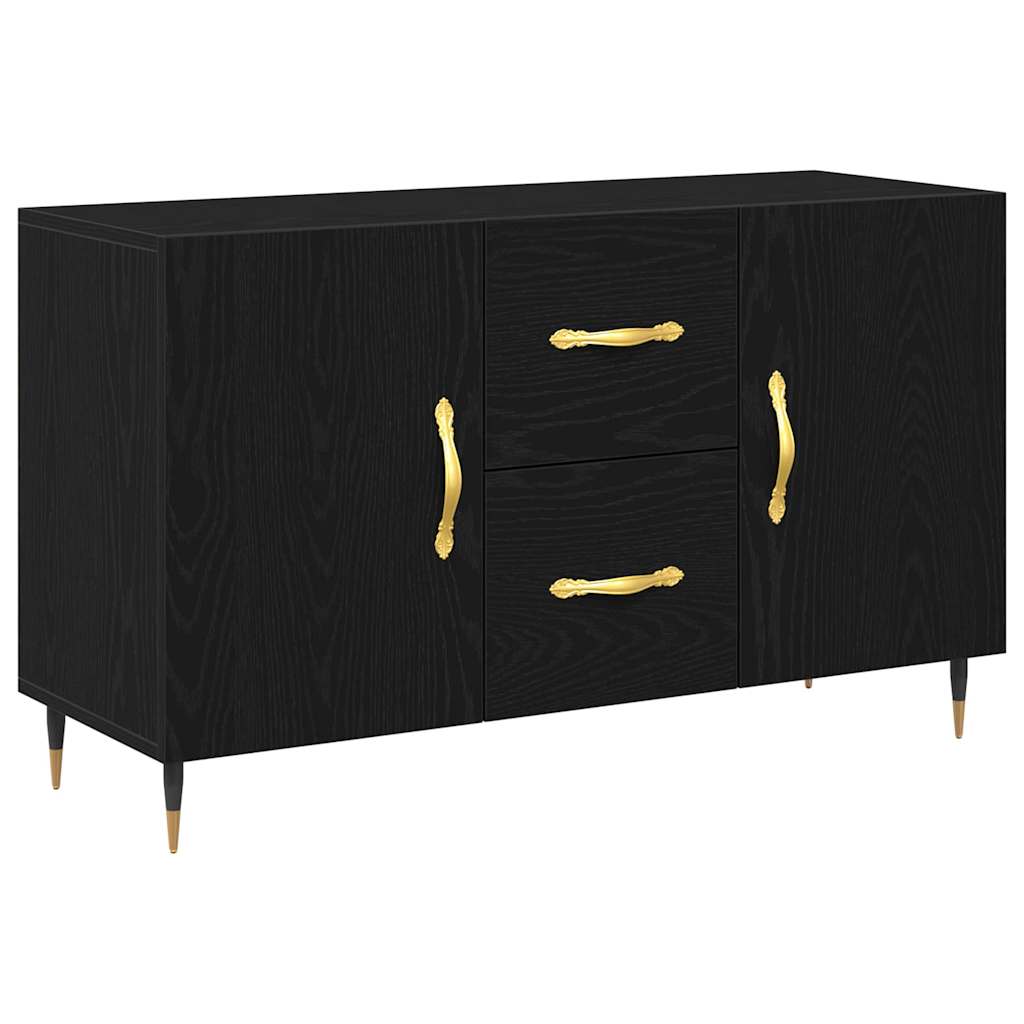 Sideboard Sort eg 100 x 36 x 60 cm Konstrueret træ