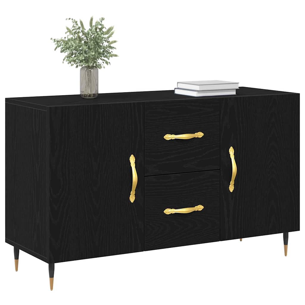 Sideboard Sort eg 100 x 36 x 60 cm Konstrueret træ