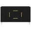Sideboard Sort eg 100 x 36 x 60 cm Konstrueret træ