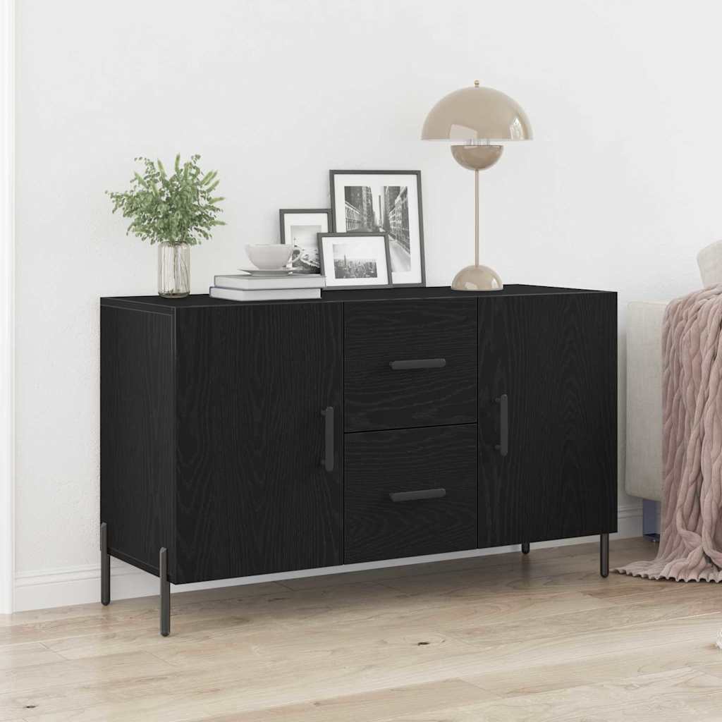 Sideboard Sort eg 100 x 36 x 60 cm Konstrueret træ