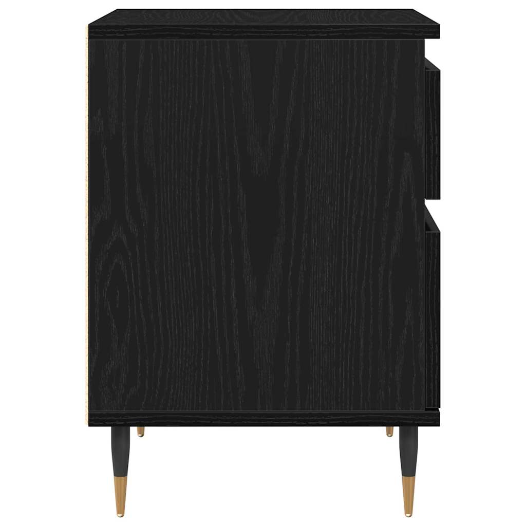 Natskab Sort eg 40 x 35 x 50 cm Konstrueret træ