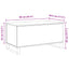 Sofabord Sort eg 90 x 44,5 x 45 cm Konstrueret træ