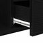 Sofabord Sort eg 90 x 49 x 45 cm Konstrueret træ