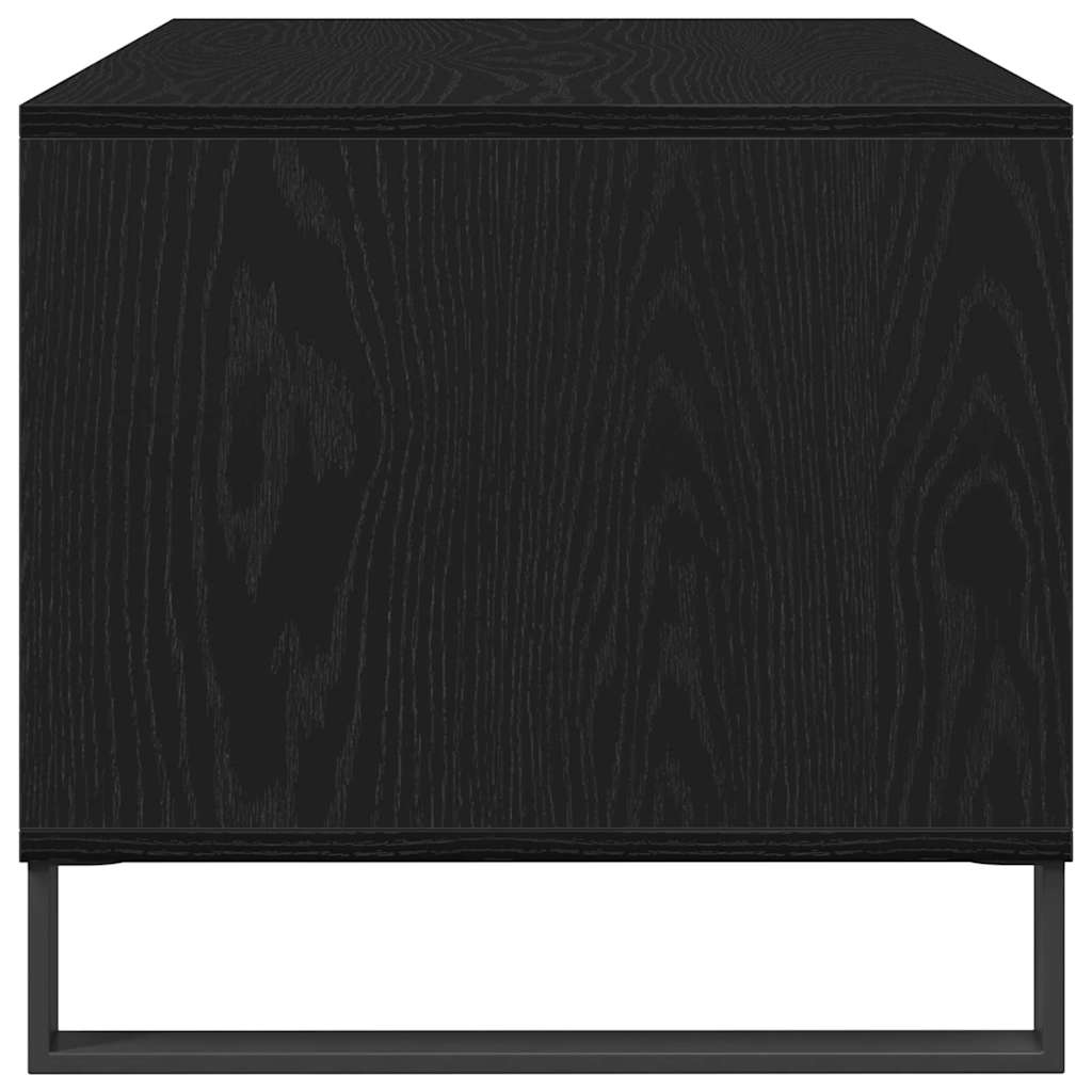 Sofabord Sort eg 90 x 49 x 45 cm Konstrueret træ