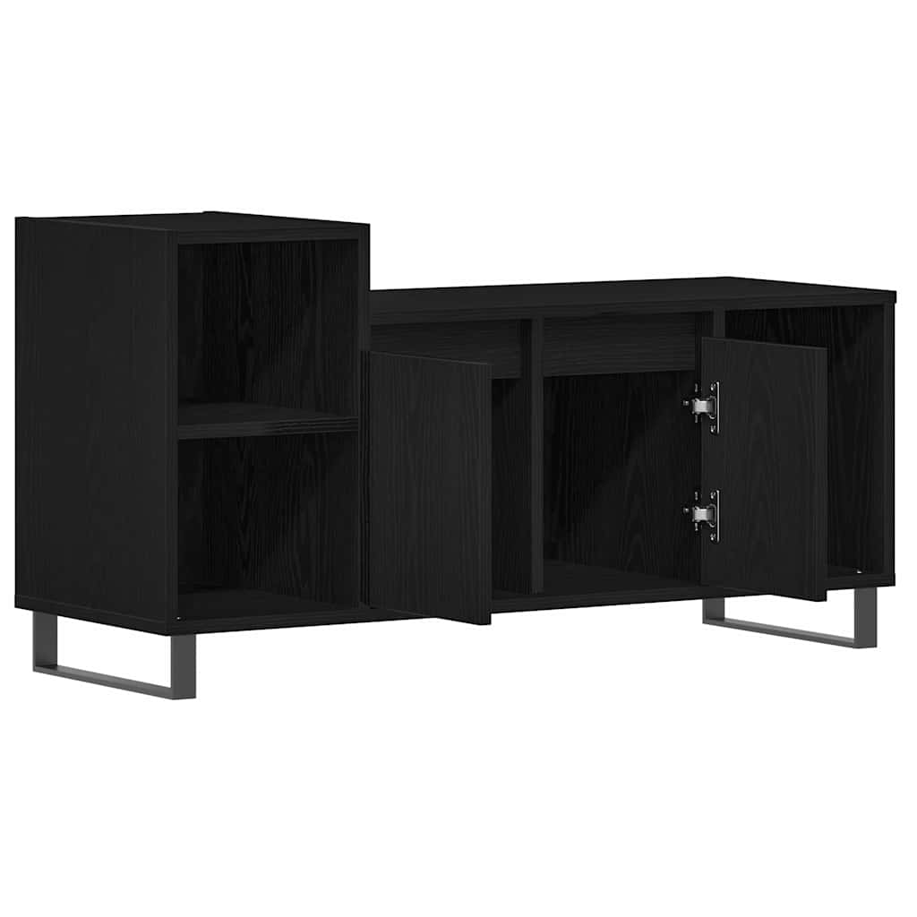 TV-møbelsæt 100 x 35 x 55 cm Sort eg Konstrueret træ