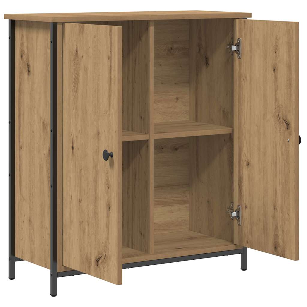 Sideboard Artisan Egetræ 70 x 30 x 80 cm Konstrueret træ