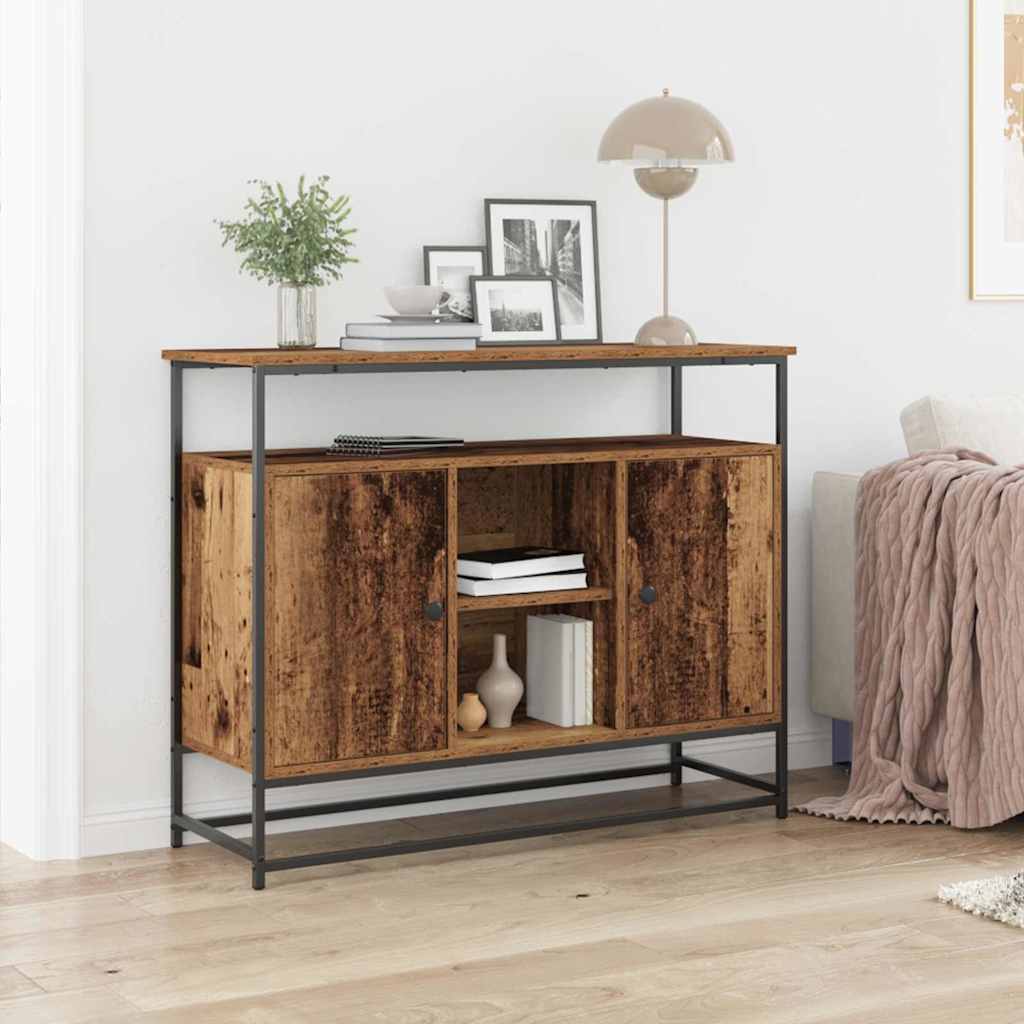 Sideboard Gammelt træ 100 x 35 x 80 cm Konstrueret træ