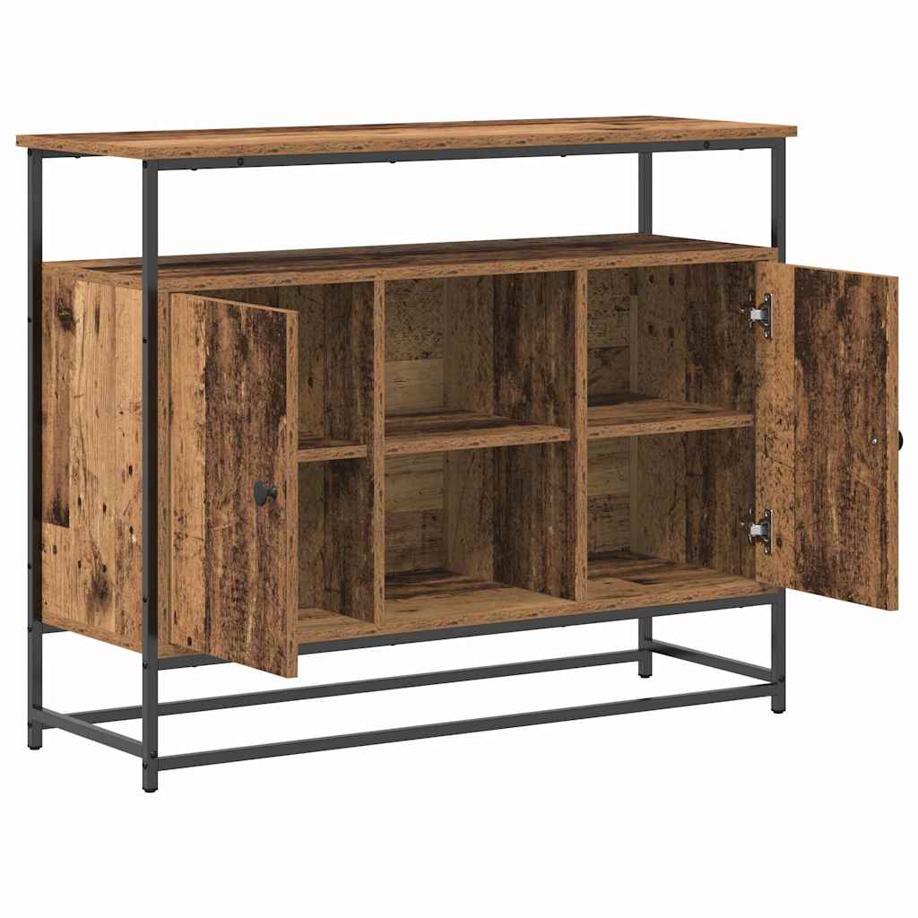 Sideboard Gammelt træ 100 x 35 x 80 cm Konstrueret træ