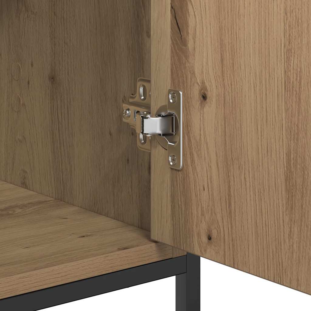 Sideboard Artisan Egetræ 100 x 35 x 80 cm Konstrueret træ