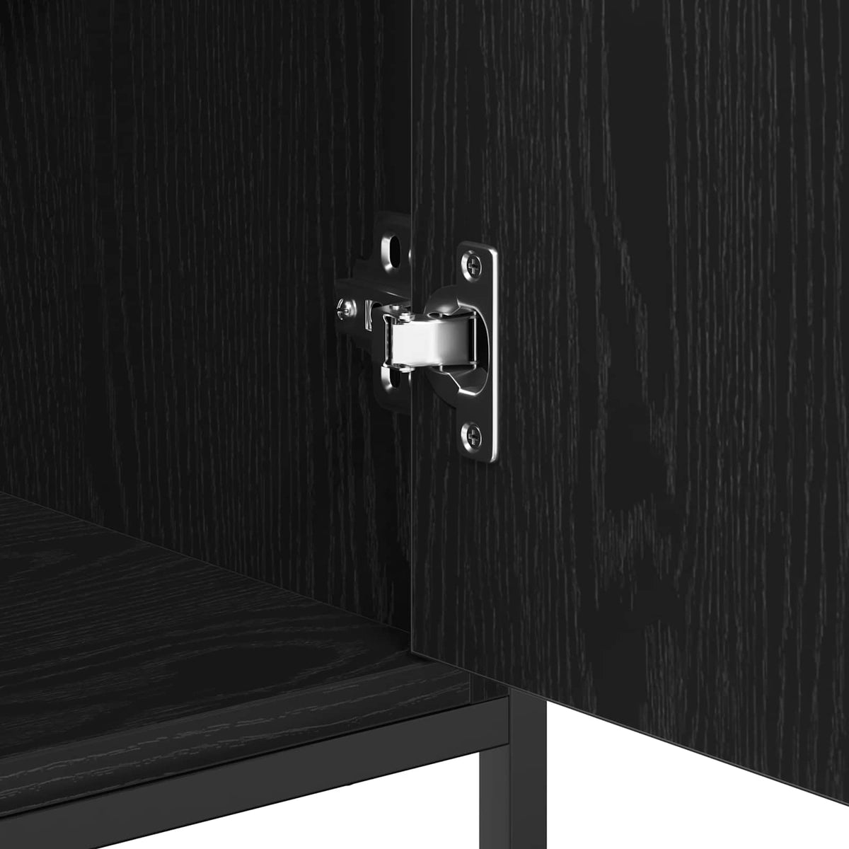 Sideboard Sort eg 69 x 35 x 80 cm Konstrueret træ