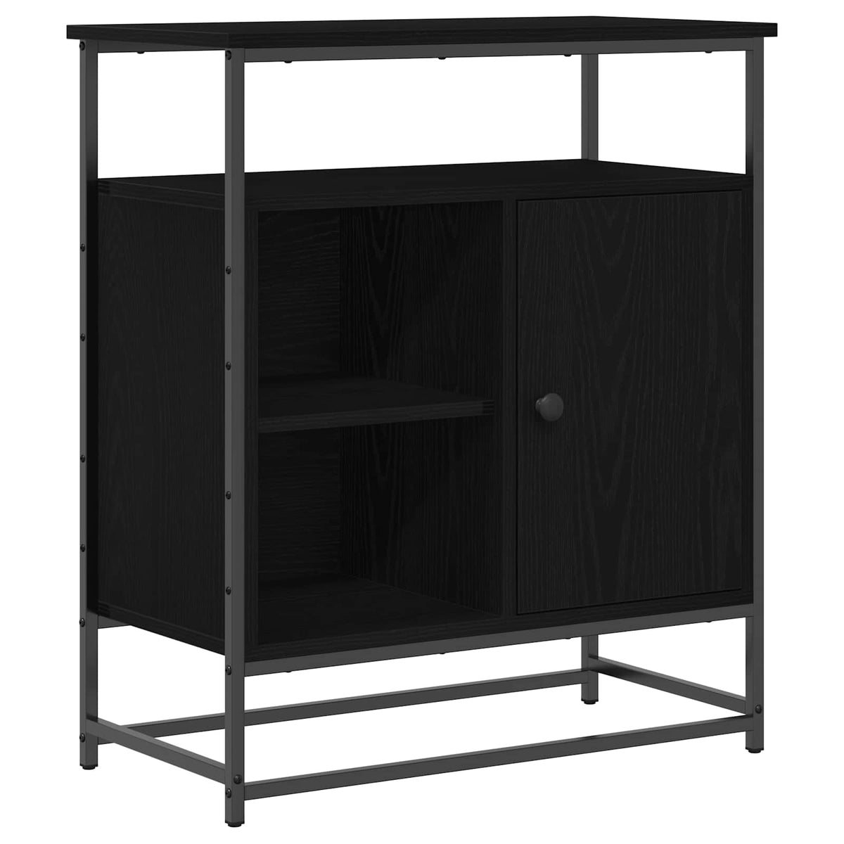 Sideboard Sort eg 69 x 35 x 80 cm Konstrueret træ