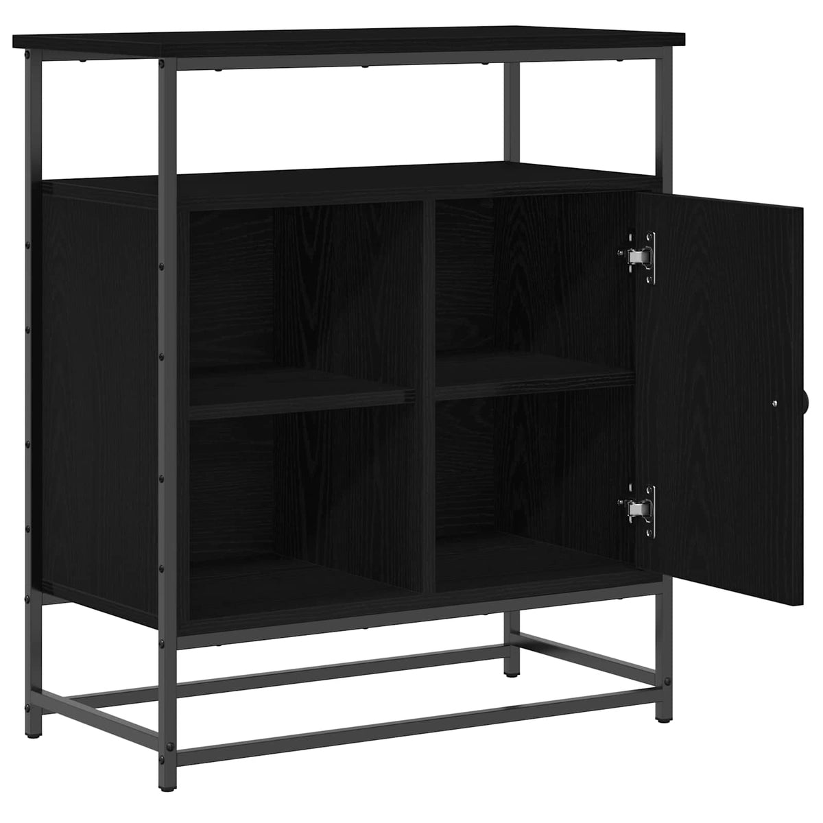 Sideboard Sort eg 69 x 35 x 80 cm Konstrueret træ
