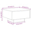 Sofabord Sort eg 55 x 55 x 31 cm