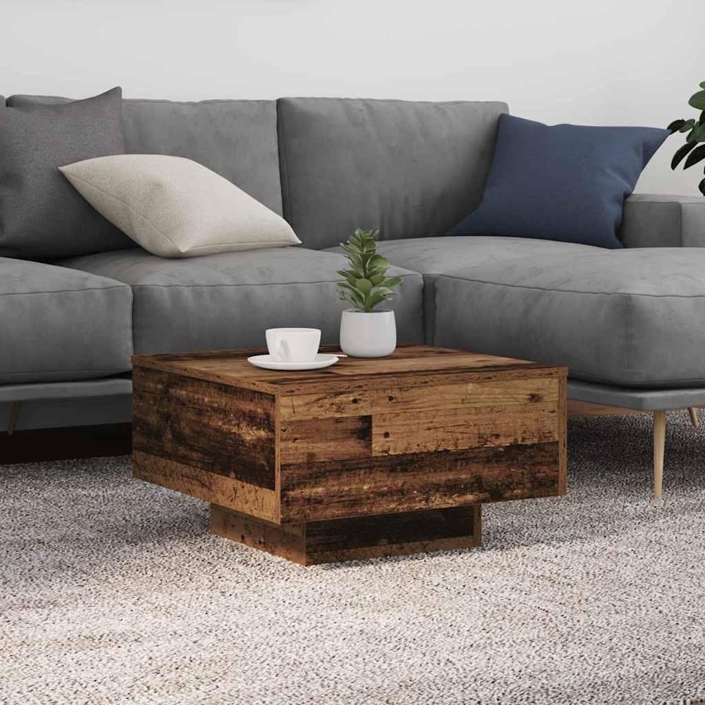 Gammelt træ 55 x 55 x 31 cm Konstrueret træ
