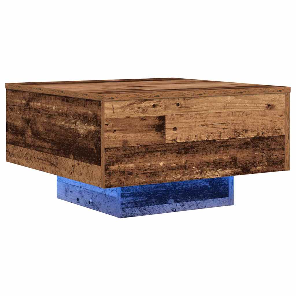Gammelt træ 55 x 55 x 31 cm Konstrueret træ