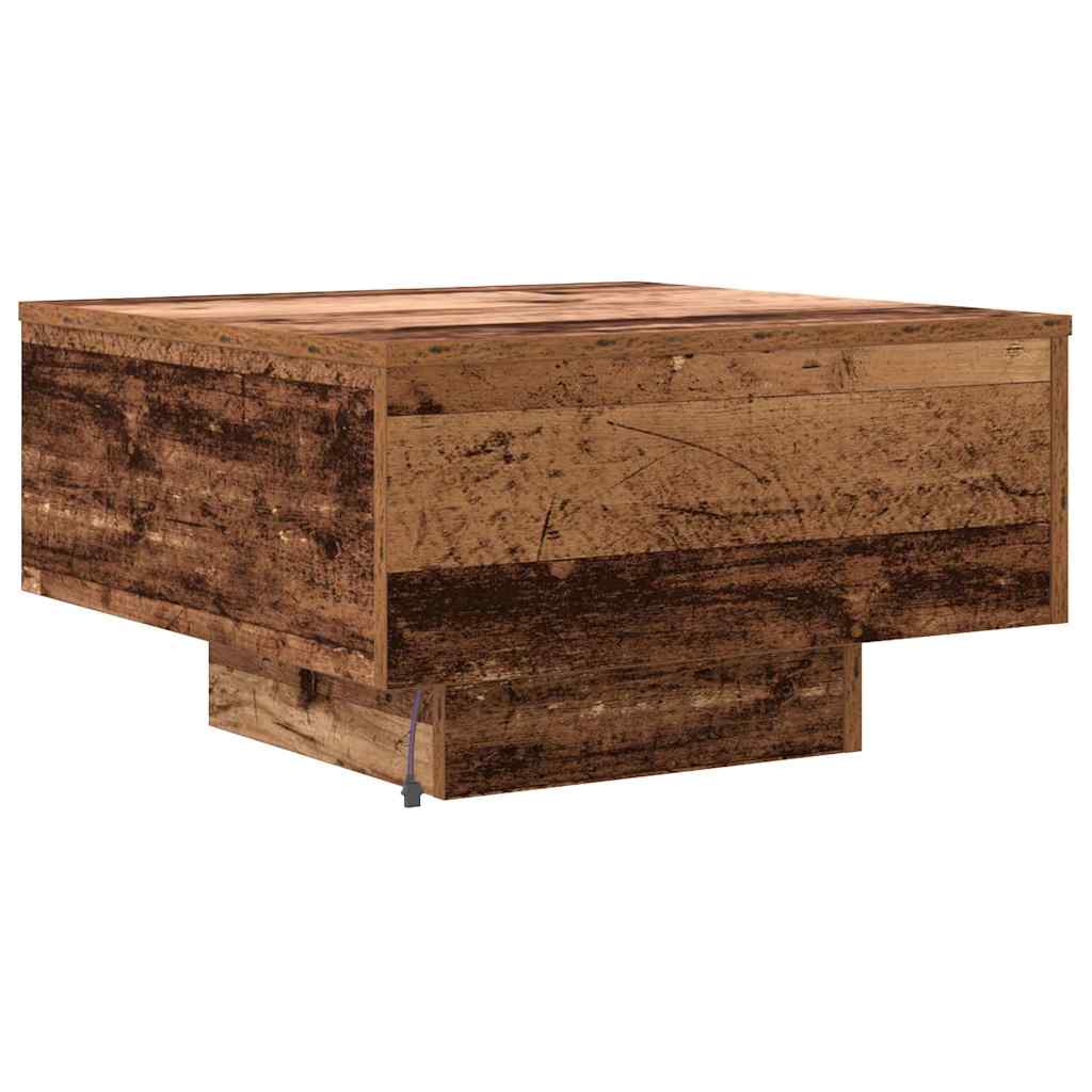 Gammelt træ 55 x 55 x 31 cm Konstrueret træ