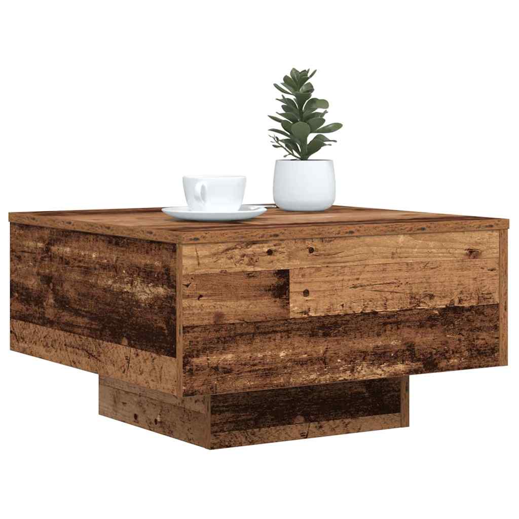 Gammelt træ 55 x 55 x 31 cm Konstrueret træ