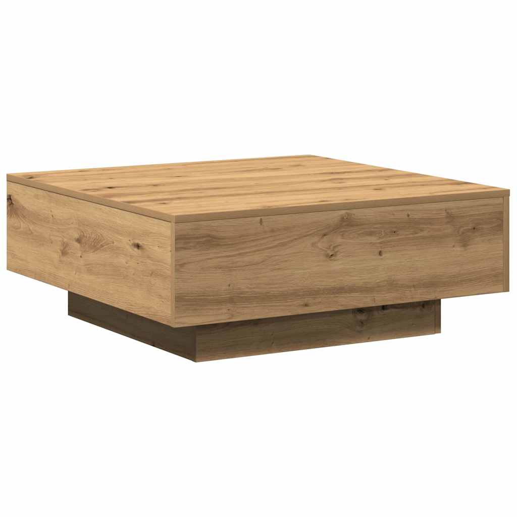Sofabord Artisan Egetræ 80 x 80 x 31 cm
