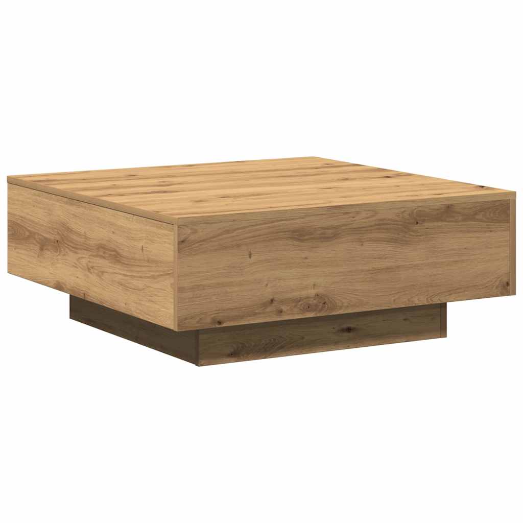 Sofabord Artisan Egetræ 80 x 80 x 31 cm