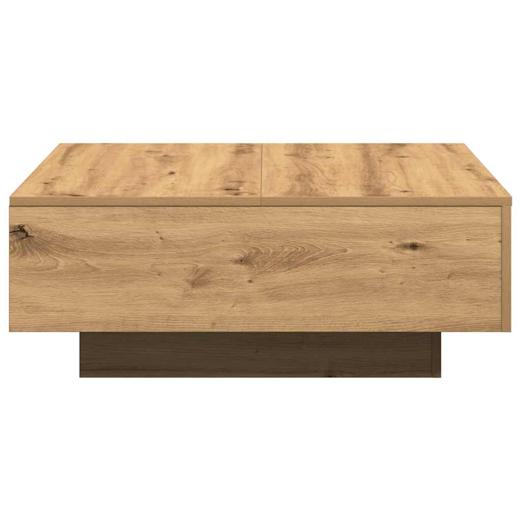 Sofabord Artisan Egetræ 80 x 80 x 31 cm