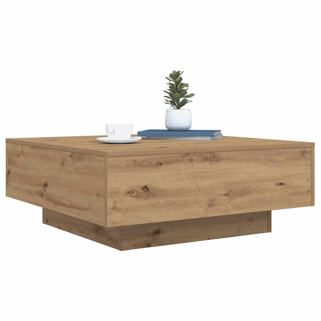 Artisan-eg 80 x 80 x 31 cm Konstrueret træ