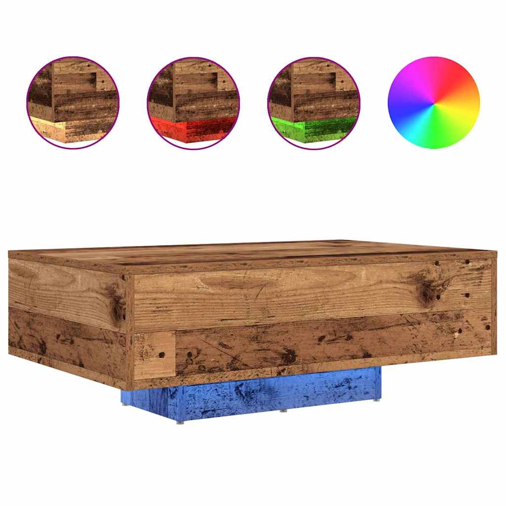 Gammelt træ 85 x 55 x 31 cm Konstrueret træ