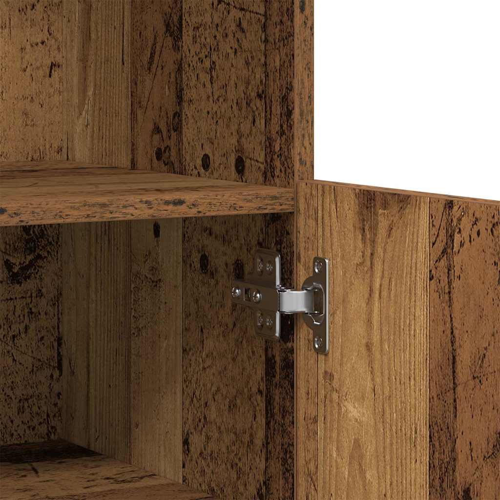 LED Sideboard Brun 60 x 37 x 100 cm Konstrueret træ