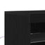 LED Sideboard Sort eg 41 x 37 x 67 cm Konstrueret træ
