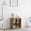 LED Sideboard Artisan Egetræ 60,5 x 37 x 67 cm Konstrueret træ